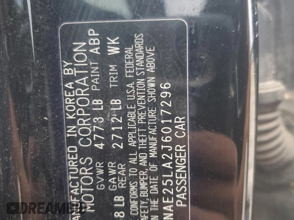 2018 Kia Stinger Premium with VIN KNAE25LA2J6017296, listed as a Copart auction lot 80624334 with 102,407 mi miles and Salvage Title. Bid and sale history available at DreamBid. Image 13.