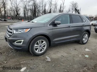 2017 Ford Edge SEL with VIN 2FMPK4J98HBC35264, listed as a Copart auction lot 45800055 with 46,378 mi miles and Salvage Title. Bid and sale history available at carsss.com. Image 1.