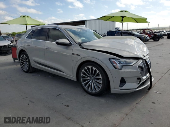 2019 Audi e-tron Prestige with VIN WA1VABGEXKB011122, listed as a Copart auction lot 48333563 with 25,542 mi miles. Bid and sale history available at carsss.com. Image 4.