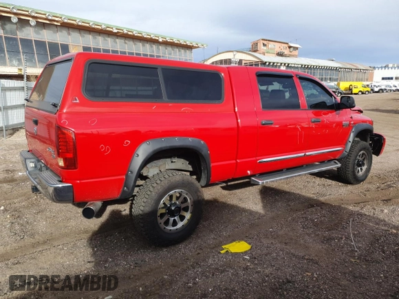 2008 Dodge Ram 2500 Laramie with VIN 3D3KS29A98G150200, listed as a Copart auction lot 86841234 with 122,227 mi miles and Salvage Title. Bid and sale history available at carsss.com. Image 3.