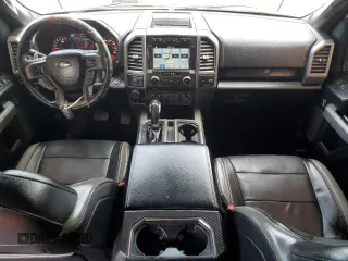 2017 Ford F-150 Raptor with VIN 1FTFW1RG6HFB54428, listed as a Copart auction lot 51157125 with 46,227 mi miles and Salvage Title. Bid and sale history available at carsss.com. Image 8.