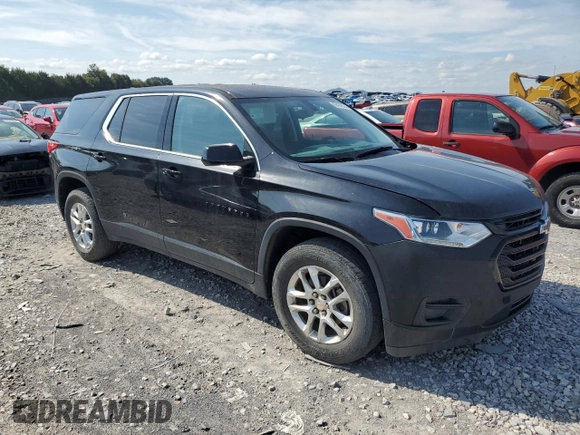 2019 Chevrolet Traverse LS with VIN 1GNEVFKW7KJ286798, listed as a Copart auction lot 69452524 with 51,112 mi miles and Salvage Title. Bid and sale history available at carsss.com. Image 4.