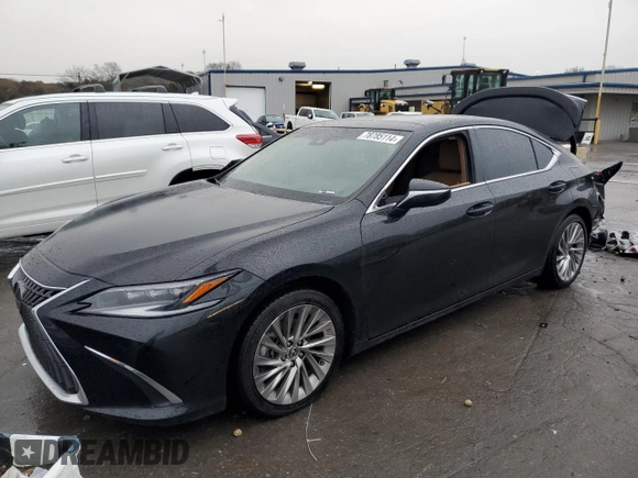 2022 Lexus ES with VIN 58AFZ1B19NU138376, listed as a Copart auction lot 78785114 with 41,149 mi miles and Salvage Title. Bid and sale history available at carsss.com. Image 1.