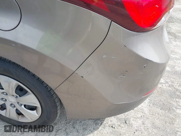 2016 Hyundai Elantra SE with VIN 5NPDH4AE4GH758223, listed as a IAAI auction lot 42576857 with 98,385 mi miles and . Bid and sale history available at DreamBid. Image 6.