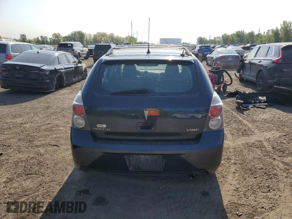 2009 Pontiac Vibe w/1SA with VIN 5Y2SP67849Z439763, listed as a Copart auction lot 68908844 with 349,120 mi miles and Salvage Title. Bid and sale history available at carsss.com. Image 6.
