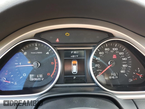 2014 Audi Q7 3.0L TDI Premium with VIN WA1CMAFE7ED003496, listed as a Copart auction lot 85289754 with 164,614 mi miles and Clean Title. Bid and sale history available at carsss.com. Image 9.
