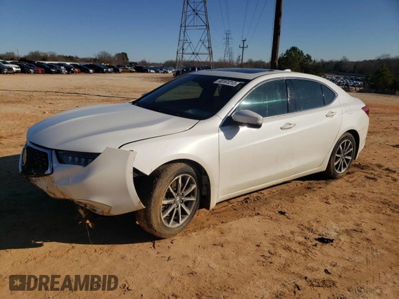 2018 Acura TLX w/Technology Pkg with VIN 19UUB1F52JA003256, listed as a Copart auction lot 40161213 with 135,206 mi miles. Bid and sale history available at carsss.com. Image 1.