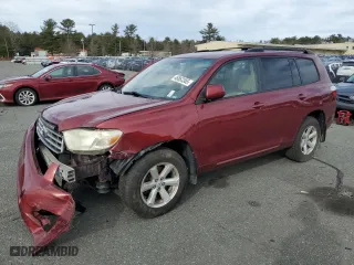 2008 Toyota Highlander with VIN JTEDS41A282014634, listed as a Copart auction lot 48863365 with 187,431 mi miles and Salvage Title. Bid and sale history available at carsss.com. Image 1.