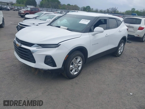 2022 Chevrolet Blazer LT z VIN 3GNKBCR48NS208791, wystawiony jako IAAI lot #41920482 z przebiegiem 45 320 mil mil oraz . Historia ofert i sprzedaży dostępna na DreamBid. Obrazek 17.