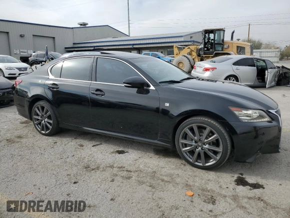 2015 Lexus GS 350 with VIN JTHBE1BL8FA007254, listed as a Copart auction lot 42392735 with 187,338 mi miles and Salvage Title. Bid and sale history available at carsss.com. Image 4.