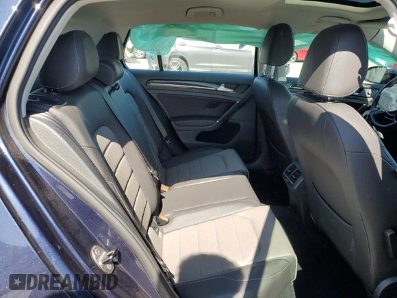 2015 Volkswagen Golf TSI SEL with VIN 3VW217AU6FM007389, listed as a Copart auction lot 61438645 with 64,832 mi miles and Salvage title. Bid and sale history available at DreamBid. Image 10.