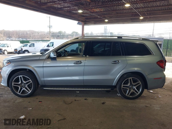 2018 Mercedes-Benz GLS 550 with VIN 4JGDF7DE0JB011693, listed as a IAAI auction lot 41190111 with 38,746 mi miles and . Bid and sale history available at DreamBid. Image 14.