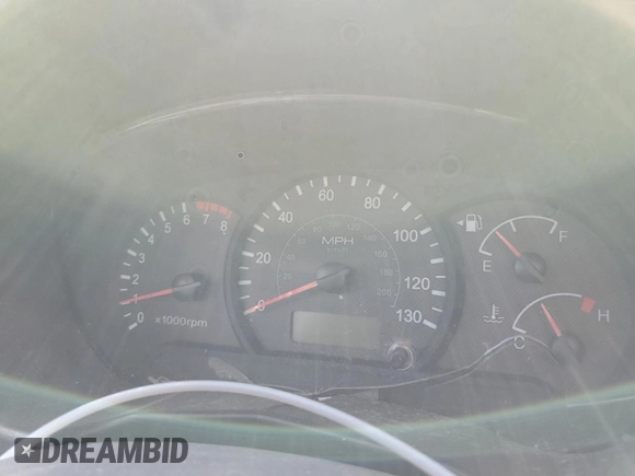 2005 Hyundai Accent GLS with VIN KMHCG45CX5U618473, listed as a Copart auction lot 76752994 with 0 mi miles and Salvage Title. Bid and sale history available at carsss.com. Image 9.