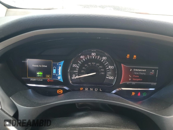 2013 Lincoln MKZ Hybrid with VIN 3LN6L2LU5DR826579, listed as a Copart auction lot 57689545 with 202,811 mi miles and Non repairable. Bid and sale history available at DreamBid. Image 9.