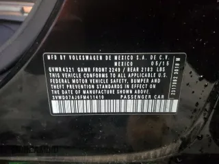2015 Volkswagen Jetta SE z VIN 3VWD07AJ6FM411410, wystawiony jako Copart lot #56557055 z przebiegiem 103 183 mil mil oraz Szkoda całkowita • Salvage title. Historia ofert i sprzedaży dostępna na DreamBid. Obrazek 13.