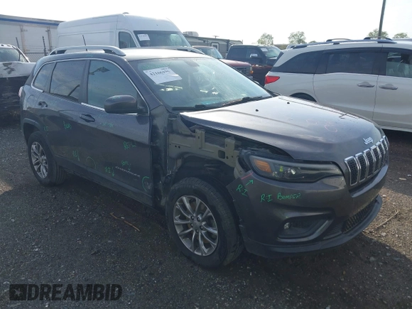 2019 Jeep Cherokee Latitude Plus with VIN 1C4PJMLB8KD208039, listed as a IAAI auction lot 42166196 with 126,327 mi miles and . Bid and sale history available at carsss.com. Image 1.
