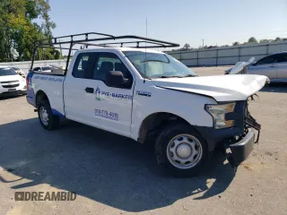 2017 Ford F-150 XL with VIN 1FTEX1CF3HFA50505, listed as a Copart auction lot 68996913 with 228,448 mi miles and Salvage Title. Bid and sale history available at carsss.com. Image 4.
