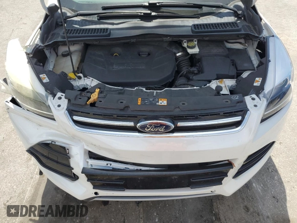 2013 Ford Escape Titanium with VIN 1FMCU0J95DUB50842, listed as a Copart auction lot 64188065 with 99,302 mi miles and Salvage title. Bid and sale history available at DreamBid. Image 12.