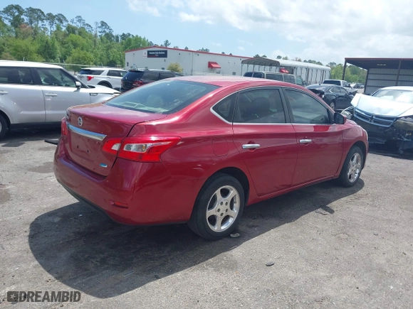 2014 Nissan Sentra S with VIN 3N1AB7AP8EL679564, listed as a IAAI auction lot 41955499 with 91,394 mi miles. Bid and sale history available at carsss.com. Image 4.