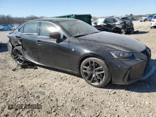 2017 Lexus IS with VIN JTHBA1D28H5042310, listed as a Copart auction lot 46714305 with 80,085 mi miles and Salvage Title. Bid and sale history available at carsss.com. Image 4.