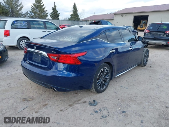 2017 Nissan Maxima S with VIN 1N4AA6AP7HC360477, listed as a IAAI auction lot 41881834 with 224,023 mi miles and . Bid and sale history available at DreamBid. Image 4.