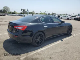 2017 Maserati Ghibli with VIN ZAM57XSA9H1238334, listed as a Copart auction lot 53439293 with 106,711 mi miles. Bid and sale history available at carsss.com. Image 3.