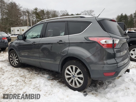 2017 Ford Escape Titanium with VIN 1FMCU9J99HUA07113, listed as a Copart auction lot 45273635 with 150,480 mi miles and Clean Title. Bid and sale history available at carsss.com. Image 2.