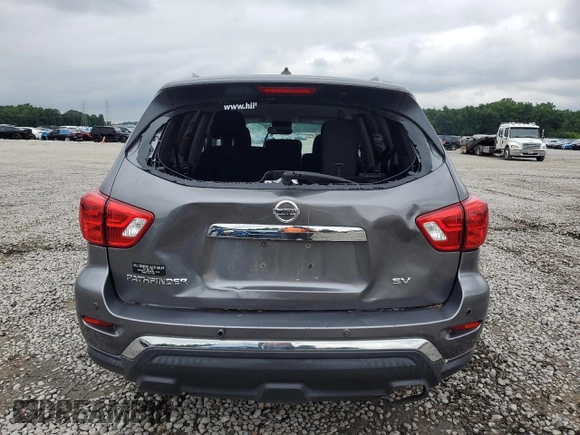 2018 Nissan Pathfinder SV with VIN 5N1DR2MN0JC624465, listed as a Copart auction lot 58671395 with Not provided miles and Clean title. Bid and sale history available at DreamBid. Image 6.