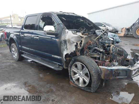 2018 Ford F-150 XL z VIN 1FTFW1E15JFD90723, wystawiony jako IAAI lot #41106449 z przebiegiem Nie podano mil oraz . Historia ofert i sprzedaży dostępna na DreamBid. Obrazek 1.