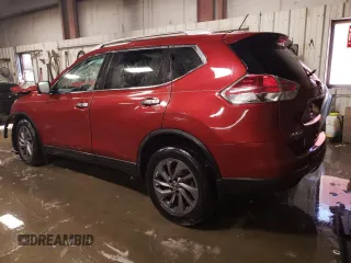 2016 Nissan Rogue SL with VIN 5N1AT2MV9GC770781, listed as a Copart auction lot 45149625 with 89,922 mi miles and Salvage Title. Bid and sale history available at DreamBid. Image 2.