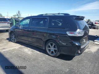 2017 Toyota Sienna SE with VIN 5TDXZ3DC7HS858021, listed as a Copart auction lot 65982715 with 73,647 mi miles and Clean title. Bid and sale history available at DreamBid. Image 2.