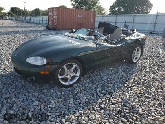 2002 Mazda MX-5 Miata Cloth with VIN JM1NB353X20231155, listed as a Copart auction lot 55805865 with Not provided miles and Salvage title. Bid and sale history available at DreamBid. Image 1.