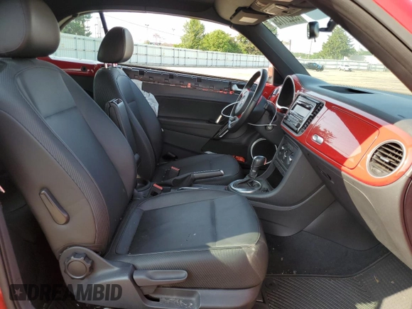 2015 Volkswagen Beetle 1.8T with VIN 3VW517AT0FM803740, listed as a Copart auction lot 59227115 with Not provided miles and Salvage title. Bid and sale history available at DreamBid. Image 7.