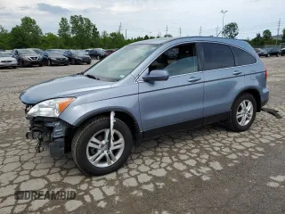 2011 Honda CR-V EX-L with VIN 5J6RE4H71BL035529, listed as a Copart auction lot 53527234 with 154,063 mi miles and Salvage Title. Bid and sale history available at carsss.com. Image 1.