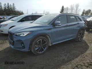 2023 Infiniti QX50 Sport z VIN 3PCAJ5FB5PF118192, wystawiony jako Copart lot #48870805 z przebiegiem 22 908 mil mil oraz Szkoda całkowita • Salvage title. Historia ofert i sprzedaży dostępna na DreamBid. Obrazek 1.