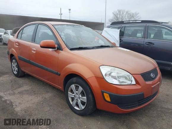 2009 Kia Rio LX with VIN KNADE223096543331, listed as a IAAI auction lot 41978544 with 166,749 mi miles and . Bid and sale history available at DreamBid. Image 1.