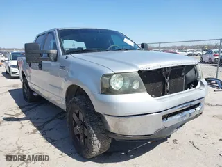 2007 Ford F-150 XLT with VIN 1FTPW12V27FA96734, listed as a IAAI auction lot 41712806 with 251,373 mi miles. Bid and sale history available at carsss.com. Image 1.