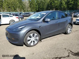 2022 Tesla Model Y Long Range with VIN 7SAYGDEE8NF518847, listed as a Copart auction lot 48431775 with 15,618 mi miles and Salvage Title. Bid and sale history available at carsss.com. Image 1.