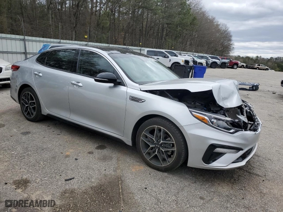2020 Kia Optima SE with VIN 5XXGT4L33LG443331, listed as a Copart auction lot 49734275 with 35,066 mi miles and Salvage Title. Bid and sale history available at carsss.com. Image 4.