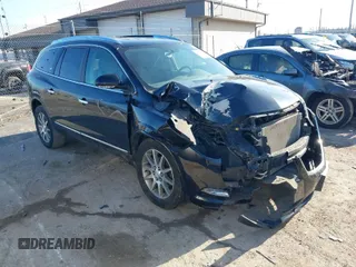 2017 Buick Enclave Convenience with VIN 5GAKRAKD7HJ326289, listed as a IAAI auction lot 41764625 with 119,514 mi miles and . Bid and sale history available at carsss.com. Image 1.