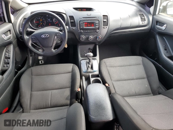 2017 Kia Forte LX with VIN 3KPFK4A70HE131732, listed as a Copart auction lot 46348735 with 155,165 mi miles and Salvage Title. Bid and sale history available at carsss.com. Image 8.