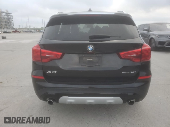 2019 BMW X3 sDrive30i with VIN 5UXTR7C59KLF28710, listed as a Copart auction lot 51424485 with 99,513 mi miles and Salvage Title. Bid and sale history available at DreamBid. Image 6.