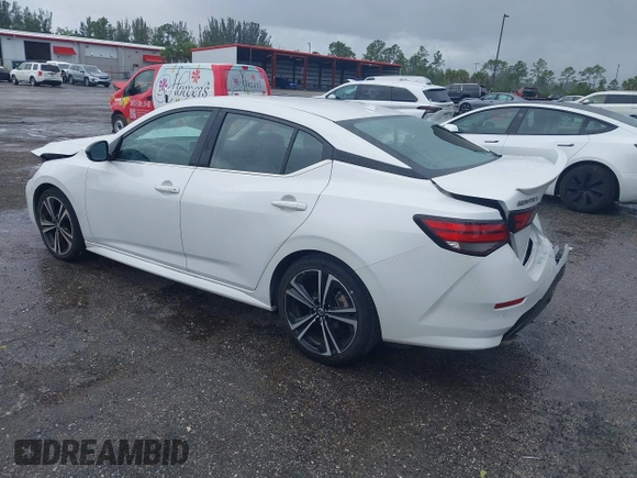 2023 Nissan Sentra SR with VIN 3N1AB8DV5PY272002, listed as a IAAI auction lot 42010828 with 13,210 mi miles and . Bid and sale history available at DreamBid. Image 3.