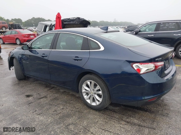 2022 Chevrolet Malibu LT with VIN 1G1ZD5ST1NF111816, listed as a IAAI auction lot 41395976 with 21,969 mi miles. Bid and sale history available at carsss.com. Image 3.