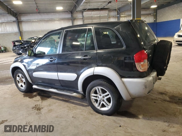 2001 Toyota RAV4 with VIN JTEGH20V110030345, listed as a Copart auction lot 64456775 with 35,539 mi miles and Salvage title. Bid and sale history available at DreamBid. Image 2.