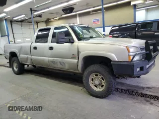 2005 Chevrolet Silverado 3500 SRW LT with VIN 1GCHK33285F869381, listed as a Copart auction lot 86588264 with 0 mi miles and Salvage Title. Bid and sale history available at carsss.com. Image 4.