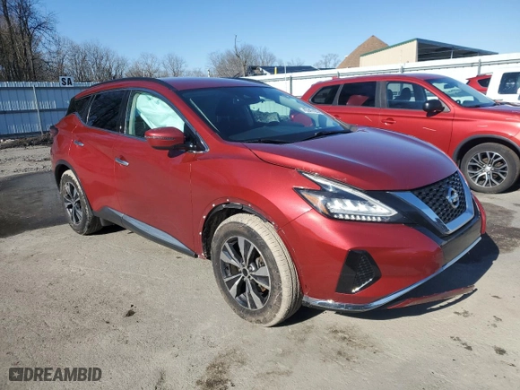 2020 Nissan Murano SV with VIN 5N1AZ2BS2LN123953, listed as a Copart auction lot 45347425 with 94,791 mi miles and Salvage Title. Bid and sale history available at carsss.com. Image 4.