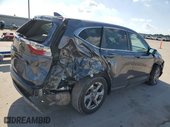 2017 Honda CR-V EX-L with VIN 7FARW1H84HE014443, listed as a Copart auction lot 54170905 with 100,253 mi miles and Salvage Title. Bid and sale history available at DreamBid. Image 3.