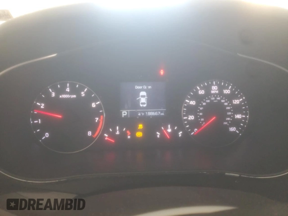 2015 Kia Cadenza Premium with VIN KNALN4D72F5194052, listed as a Copart auction lot 46160655 with 188,667 mi miles and Salvage Title. Bid and sale history available at carsss.com. Image 9.