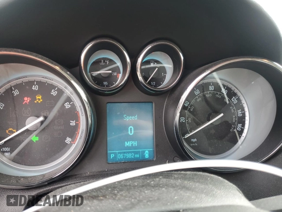 2016 Buick Verano with VIN 1G4PP5SK8G4137918, listed as a Copart auction lot 44389215 with 67,982 mi miles and Salvage Title. Bid and sale history available at carsss.com. Image 9.